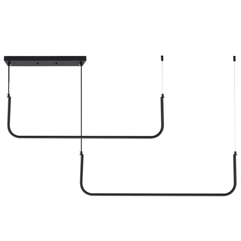 Pendant LED Lamp TOOLIGHT APP980-1CP Black 1-light point 40W 40x90x11cm