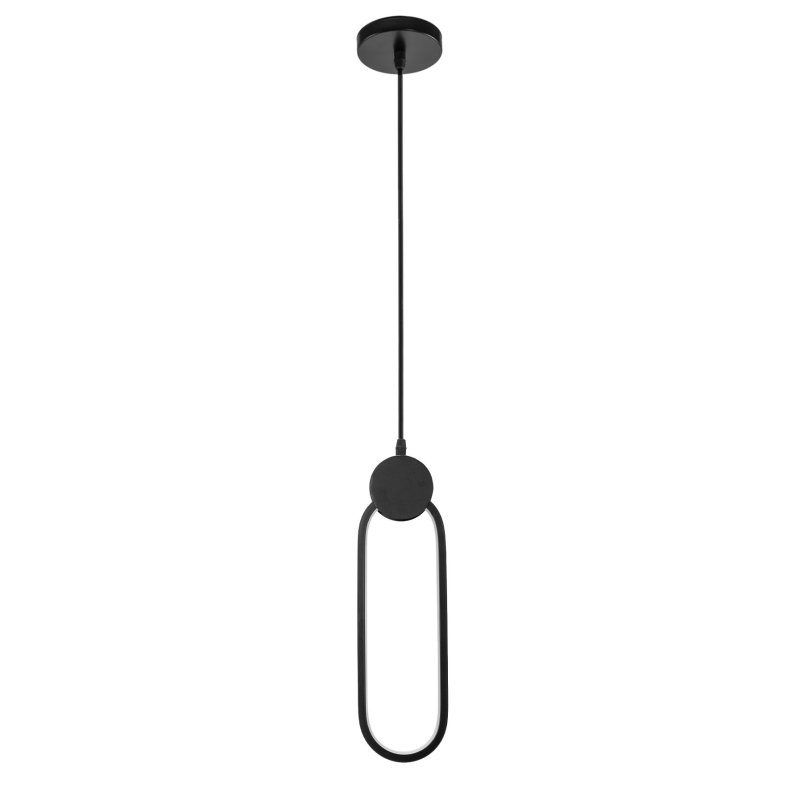 Pendant LED Lamp TOOLIGHT APP851-CP Black Metal Plastic 24W