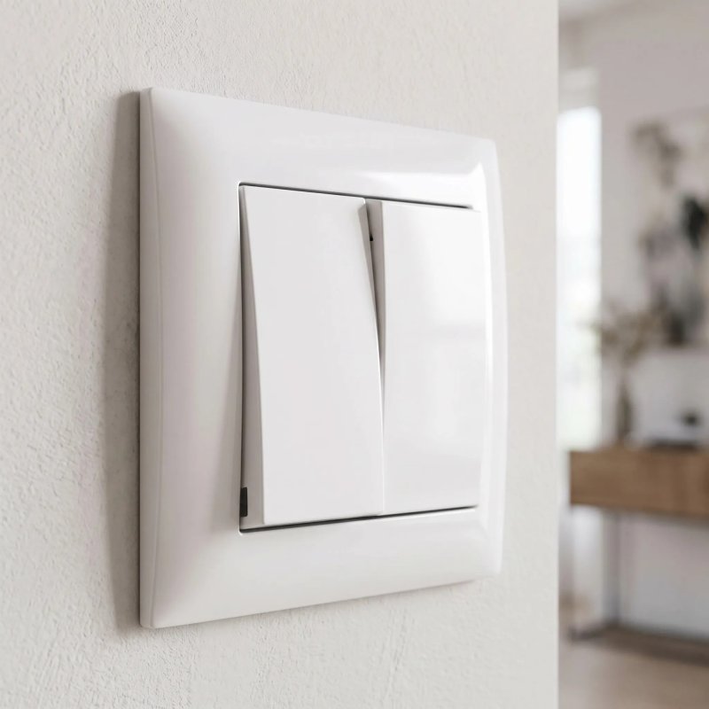 Toolight Double Switch Oste Jnh007-w White