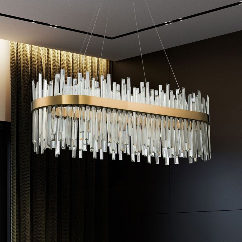 CEILING LAMP CHANDELIER TOOLIGHT APP1513-CP80 BRUSH GOLD