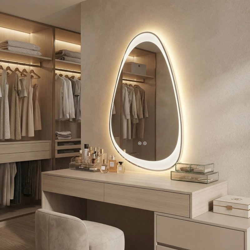 Mirror Rea Art 90X50 Led Transparent