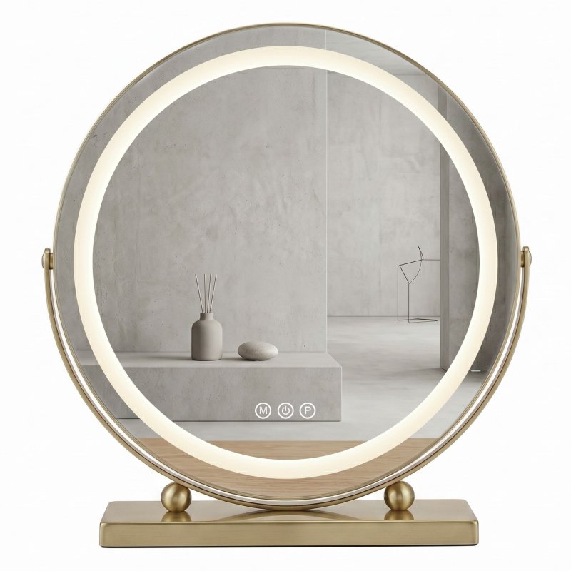 Mirror Rea Make-Up Led Gold