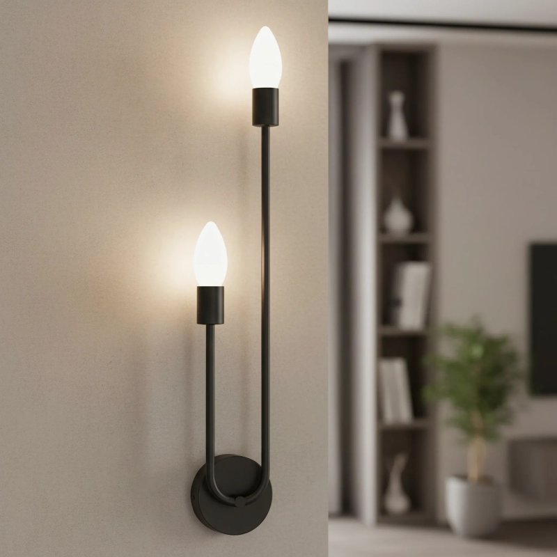 Wall Light Toolight APP1147-2W E14 black