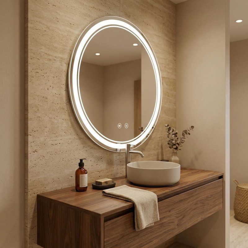Mirror Rea Soft 70 Led Transparent