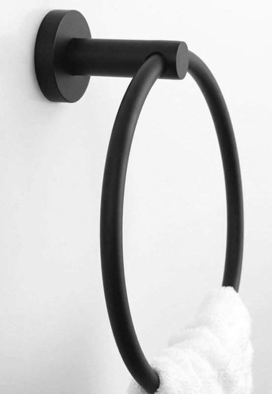 Bathroom hanger REA Black MIST 05