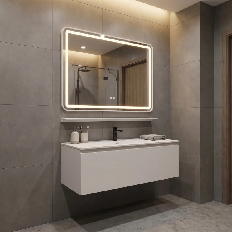 Mirror Rea L-8060 Led Transparent