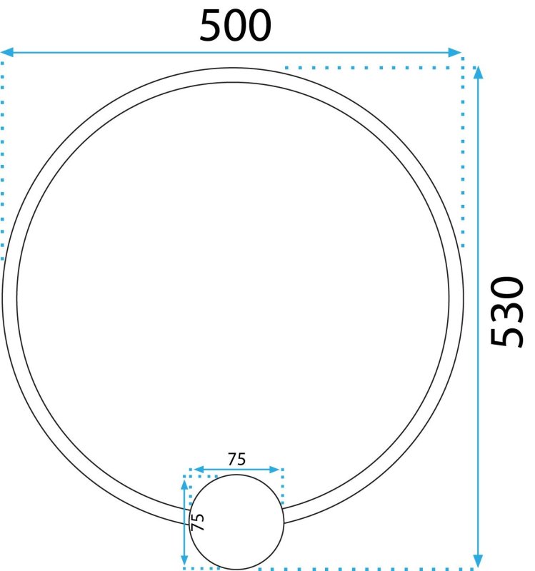 Wall LED Light Toolight APP1391-CW 23W gold