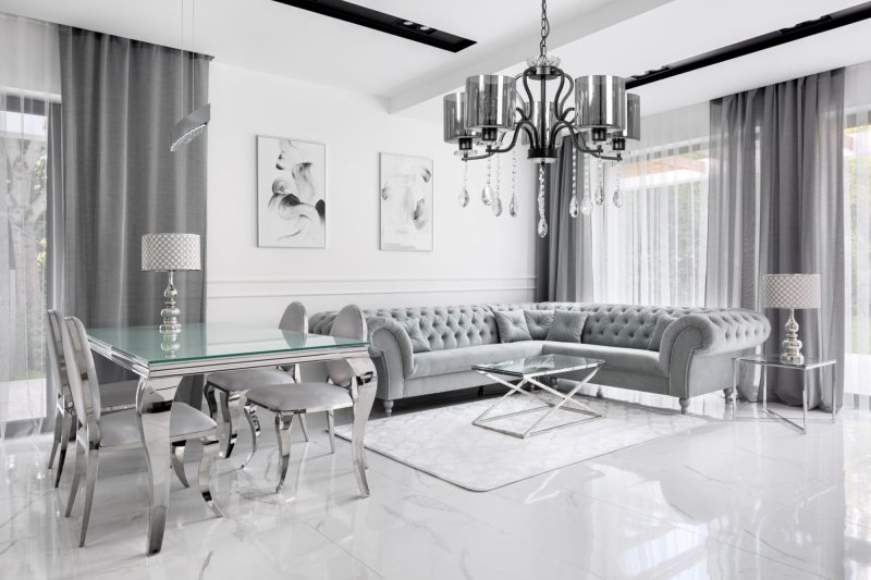 Pendant Lamp TOOLIGHT APP958-5CP Cristal 5-light points E27 65x65x34cm