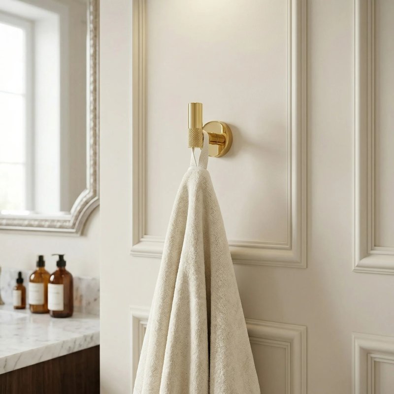 Bathroom Hanger Rea 6606 Modern Gold