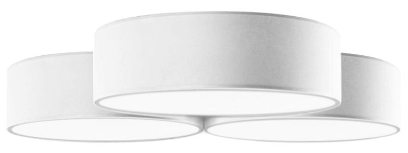 Ceiling Lamp Chandelier TOOLIGHT APP879-C Triangle White 40cm 6-light points E27 49x46x8Cm