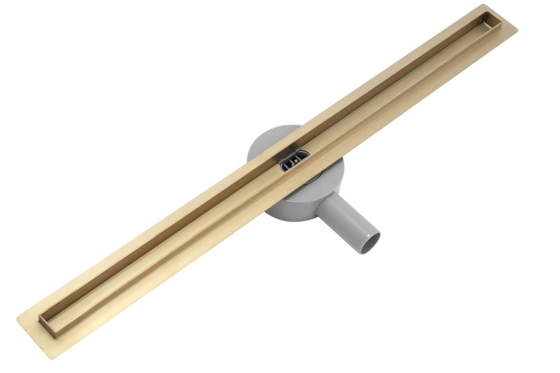 Linear drainage REA Neo Slim Mirror Gold Pro 50