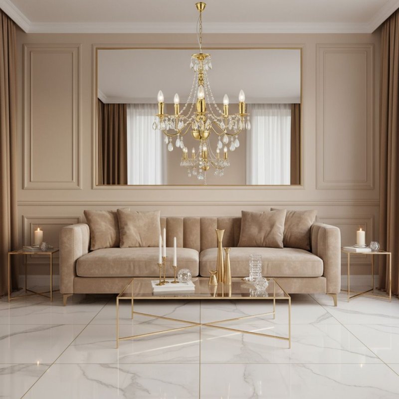PENDANT CEILING LAMP TOOLIGHT EBT015-5CP GOLD