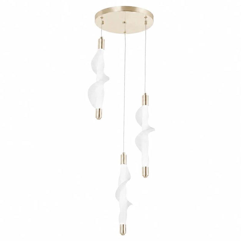 CEILING LAMP CHANDELIER TOOLIGHT LED G009-3CPR WHITE GOLD