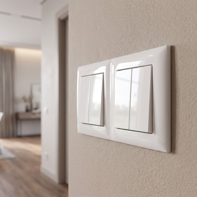 Toolight Double Socket Frame Oste Jnh014-2f White