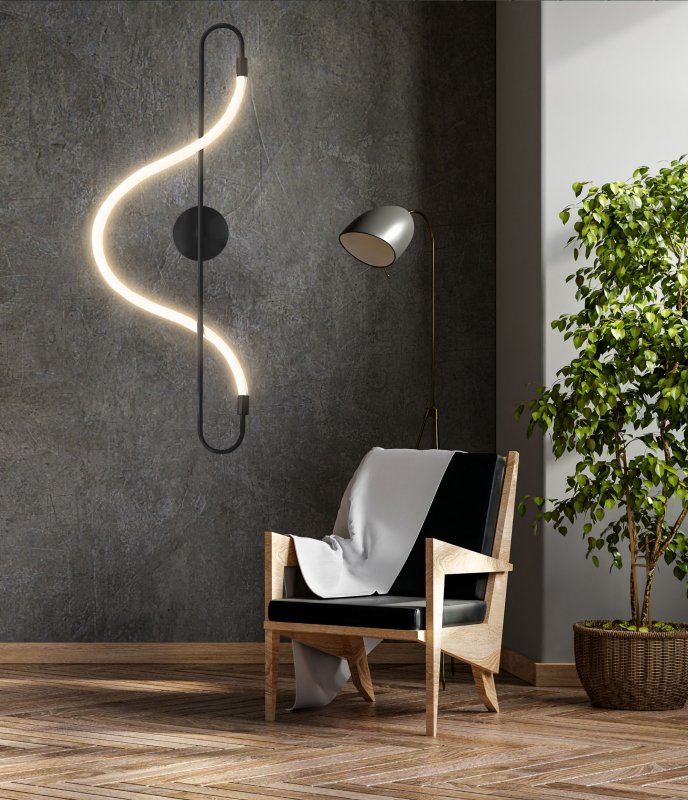 Wall LED Light Toolight APP857-W 24W black