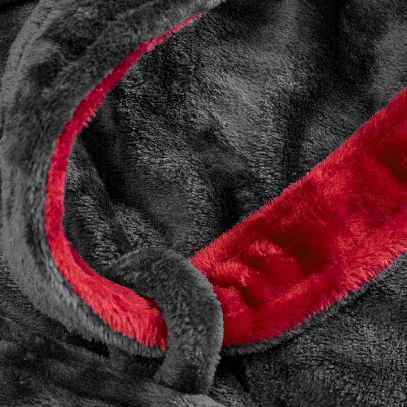 Bathrobe Roger Grey Red Men M
