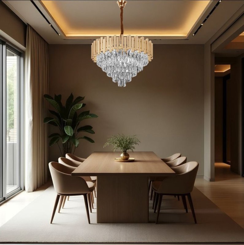 CEILING LAMP CHANDELIER TOOLIGHT G053-CP GOLD 80CM