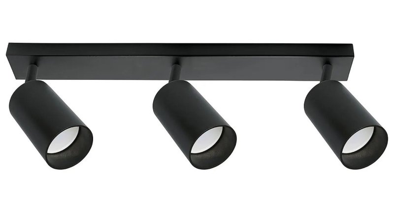 Pendant Lamp TOOLIGHT APP1243 SPOTS Metal Black GU10 3-light points