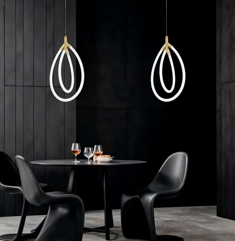 CEILING LAMP CHANDELIER TOOLIGHT LED G017-CP GOLD