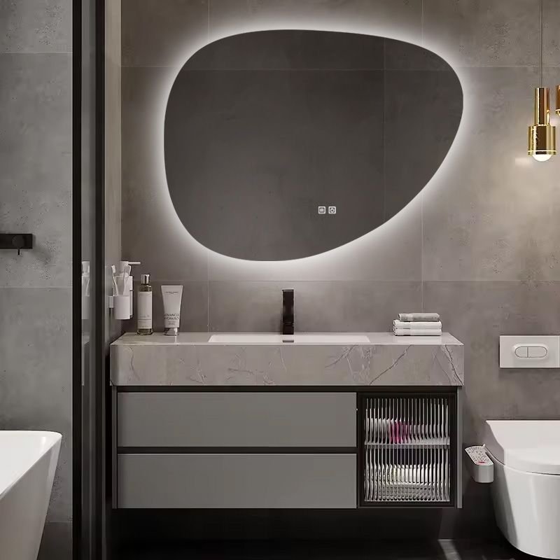 MIRROR REA LED H142 86X63CM TRANSPARENT
