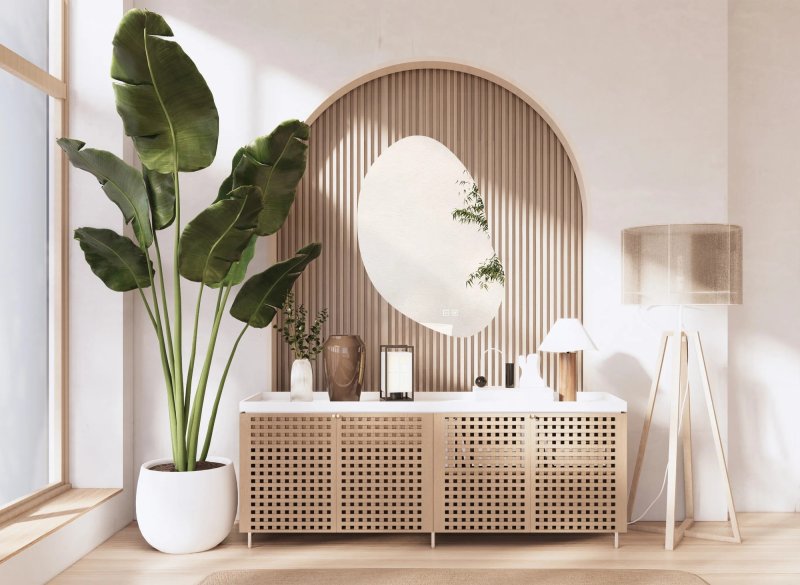 Bathroom LED Mirror REA CLOUD C 80x60cm