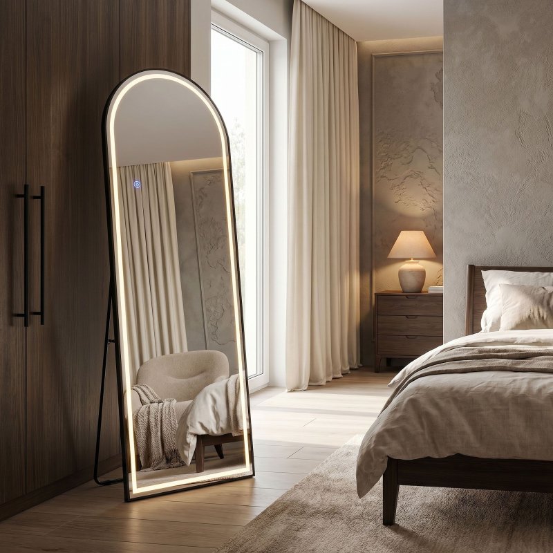 Mirror Rea Orbit 60X170 Black