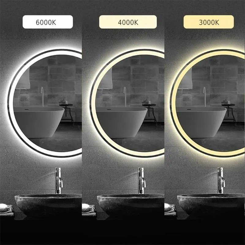 Mirror LED 70cm BAS 2x68,5x68,5cm