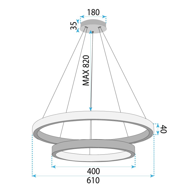 CEILING LAMP CHANDELIER TOOLIGHT APP1772-CP BRUSH GOLD
