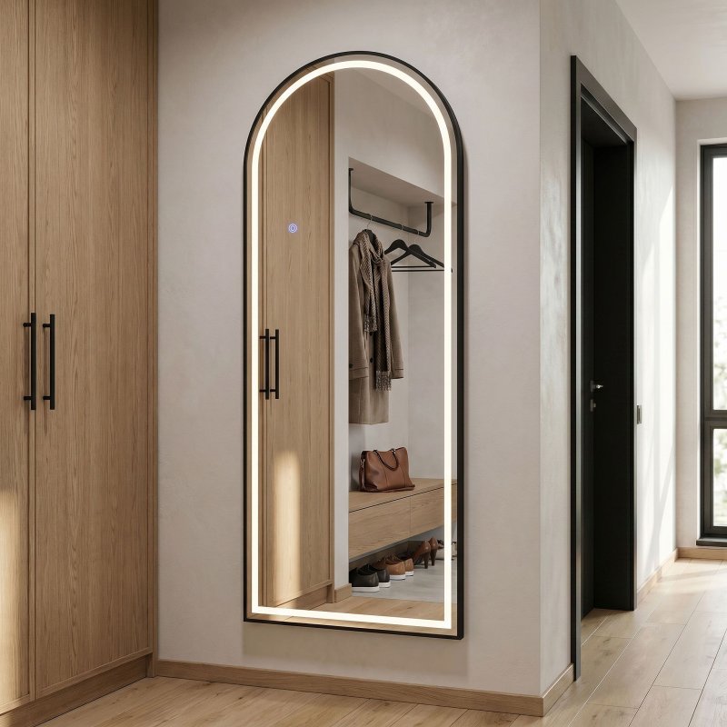 Mirror Rea Orbit 60X170 Black