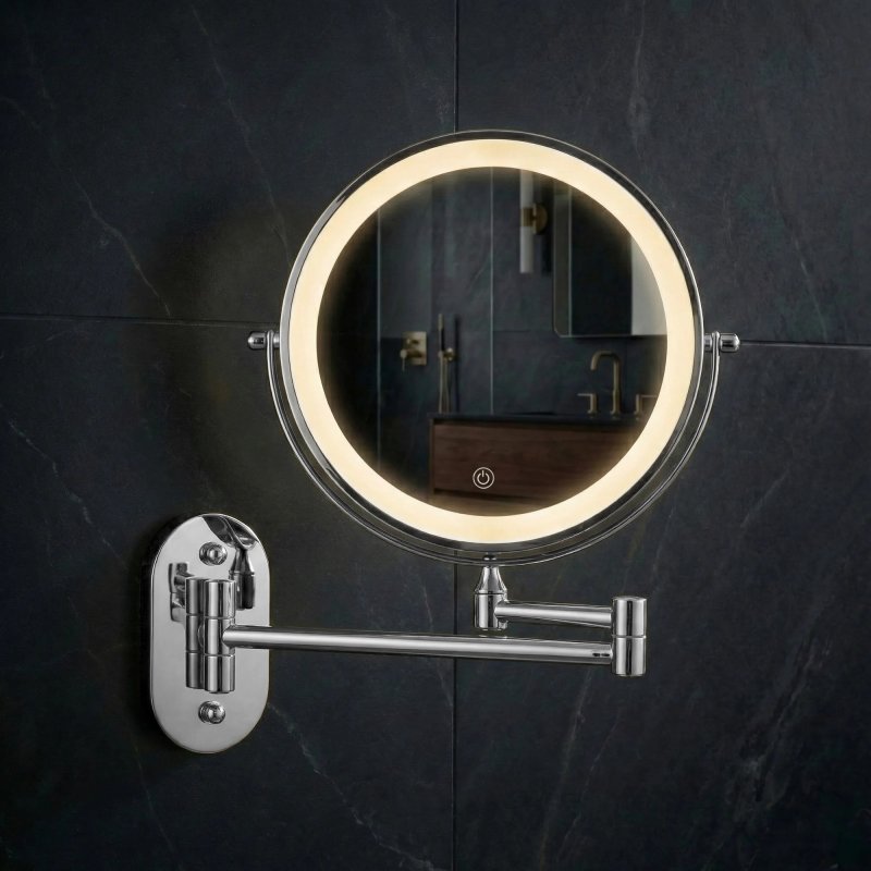 MIRROR REA GLOW CHROME LED