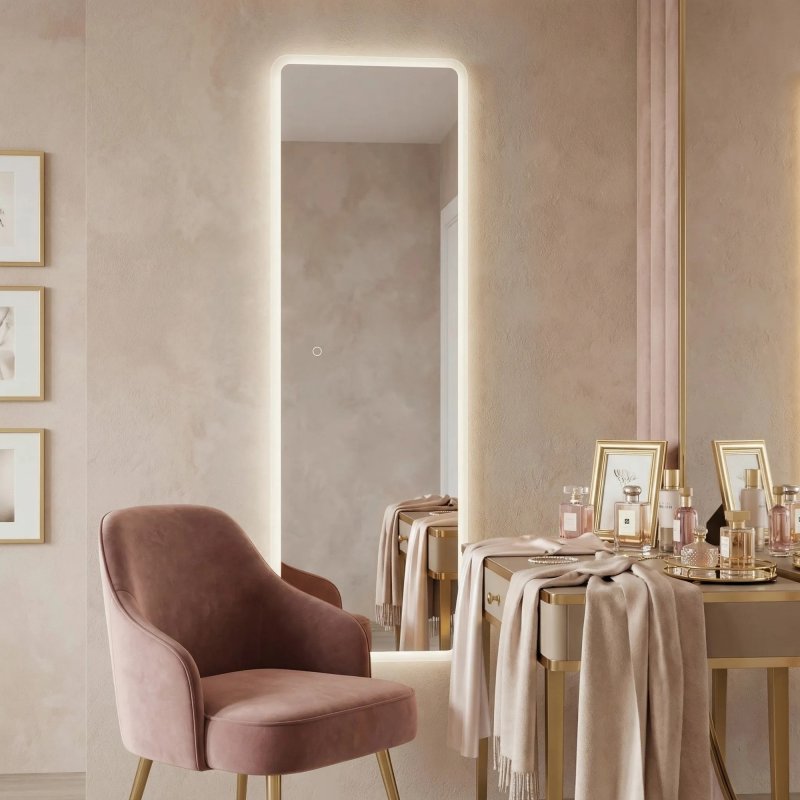 Mirror Rea Mol-Sq 150X50 Led Transparent