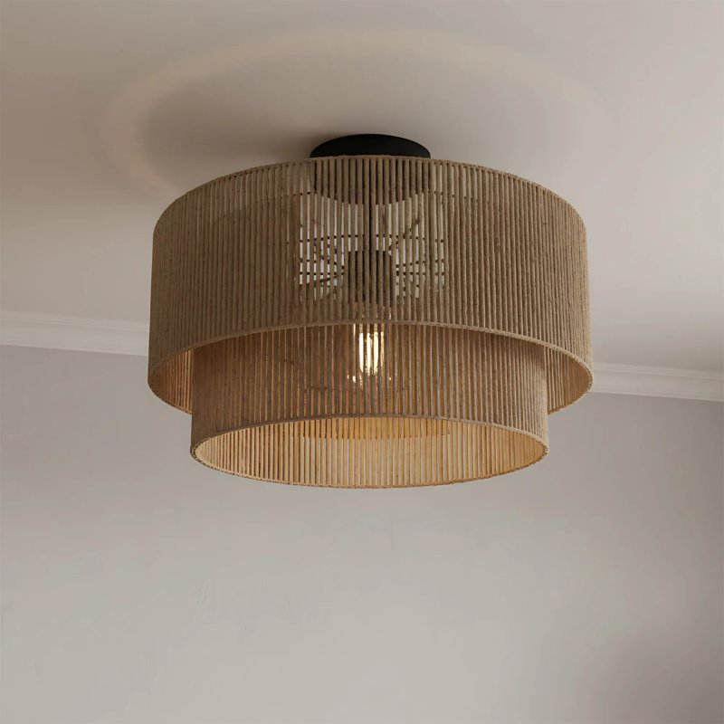PENDANT CEILING LAMP TOOLIGHT APP1838-1F BLACK/BROWN