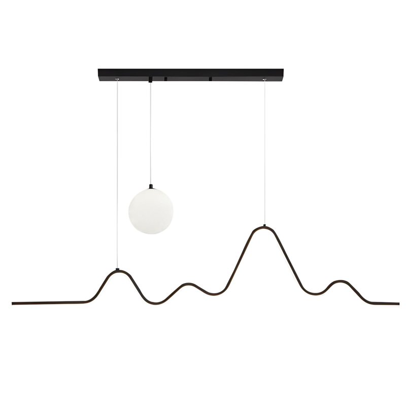 LED PENDANT LAMP TOOLIGHT LHJ033-CP 25 BLACK, BRUHED GOLD