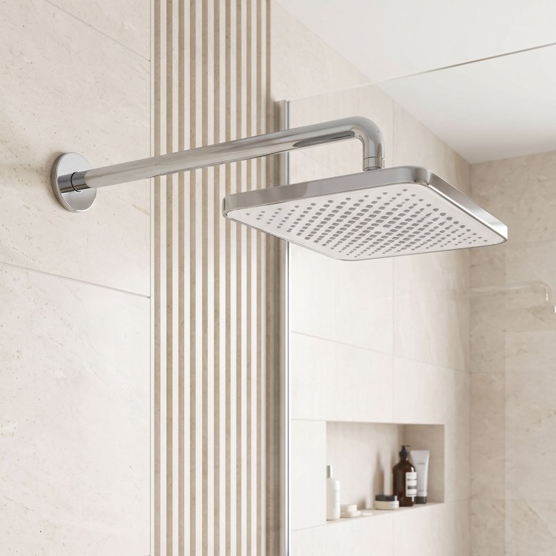 Rea Rectangular Shower Head Js-032 Chrome