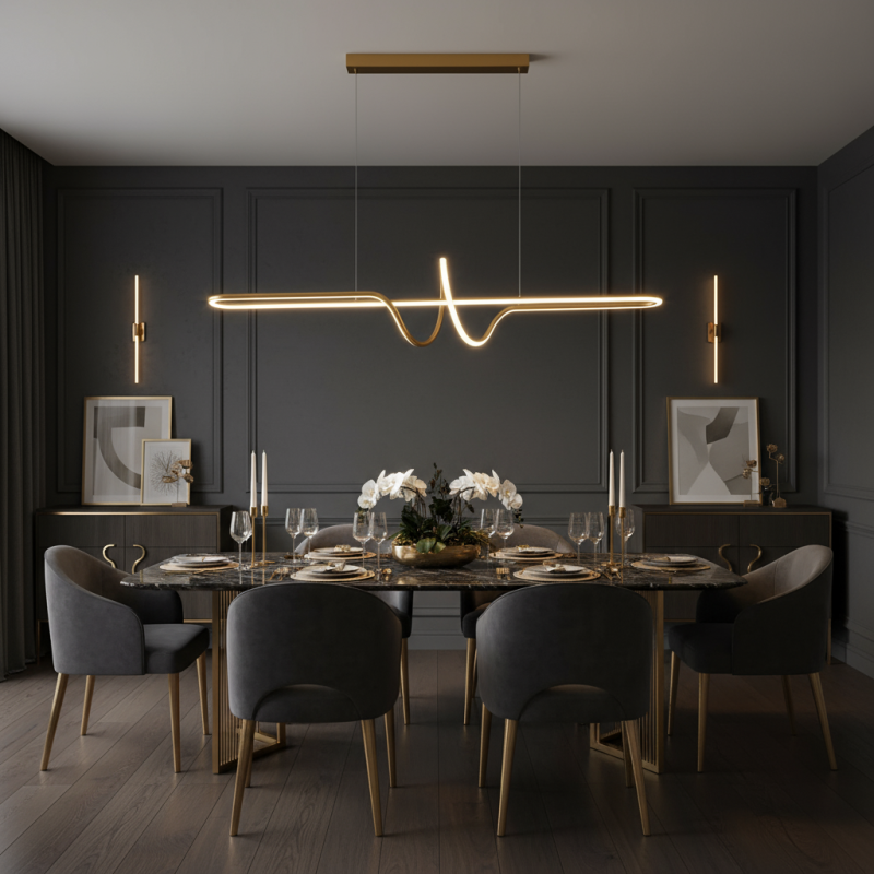 PENDANT CEILING LAMP TOOLIGHT LHJ038-CP GOLD