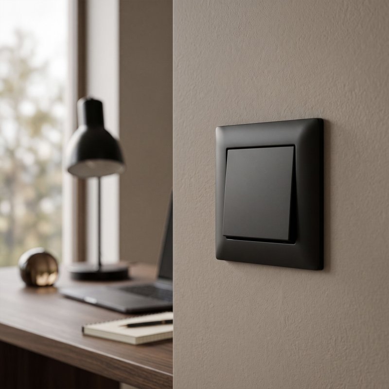 Toolight Single Switch Oste Jnh006-w Black