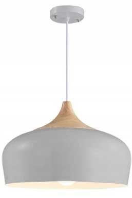 Pendant Lamp TOOLIGHT APP182-1CP BARI Grey Brown Metal E27
