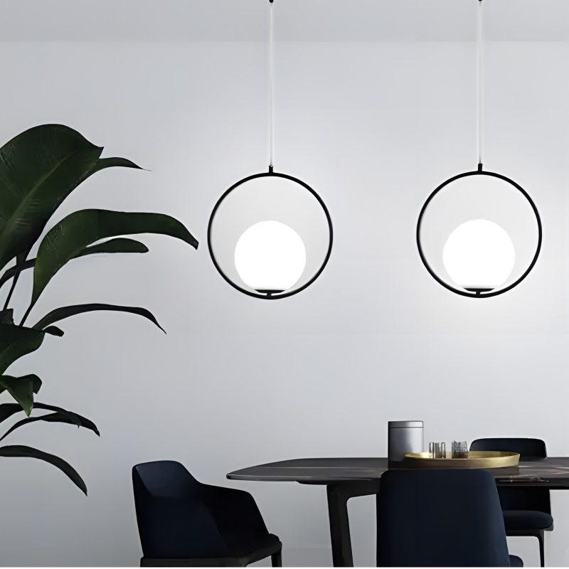 CEILING LAMP CHANDELIER TOOLIGHT G110-1W BLACK WHITE