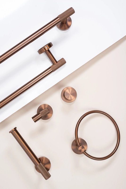BATHROOM HANGER REA 6606 MODERN BRUSH COPPER