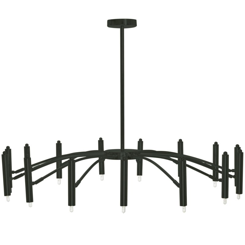 Pendant Lamp TOOLIGHT APP1196-15CP Black Metal G9 15-light points