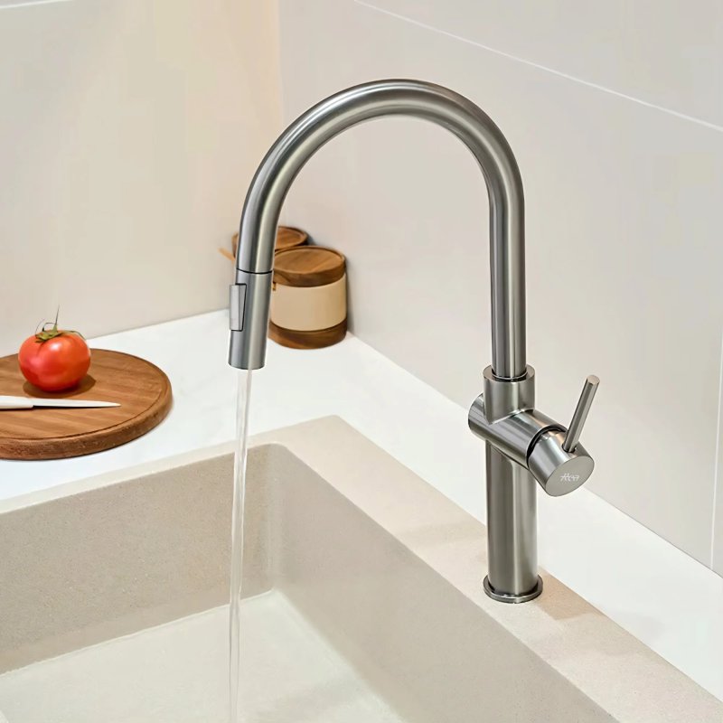 KITCHEN FAUCET REA FRESH HIGH BRUSH NICKEL
