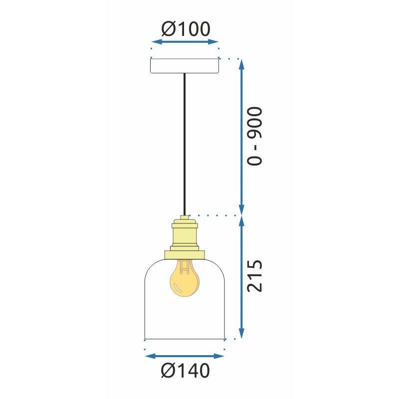 Pendant Lamp TOOLIGHT APP1173 White E27