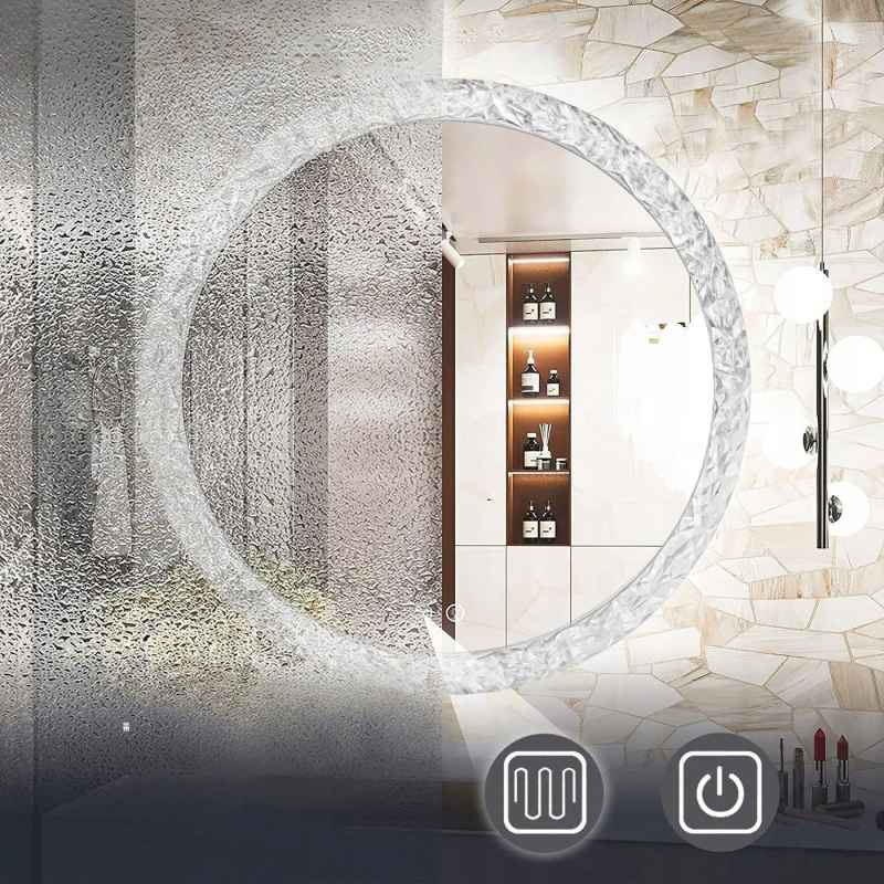 MIRROR REA LED 107 60X60CM TRANSPARENT