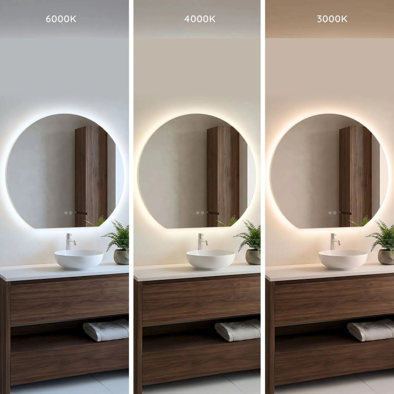 MIRROR REA FABIO 80 LED