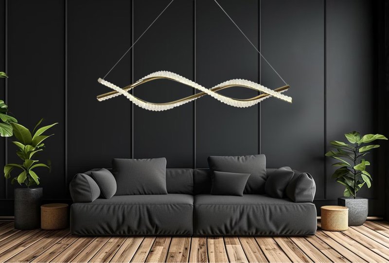 CEILING LAMP CHANDELIER TOOLIGHT LED G033-CP GOLD