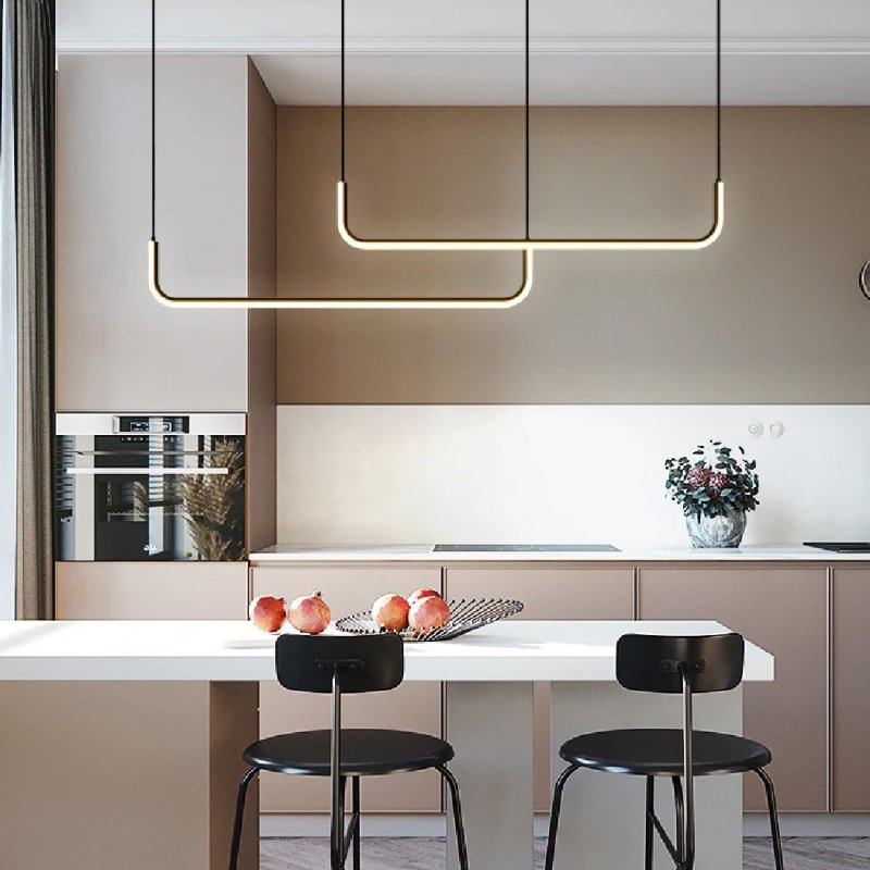 Pendant LED Lamp TOOLIGHT APP980-1CP Black 1-light point 40W 40x90x11cm
