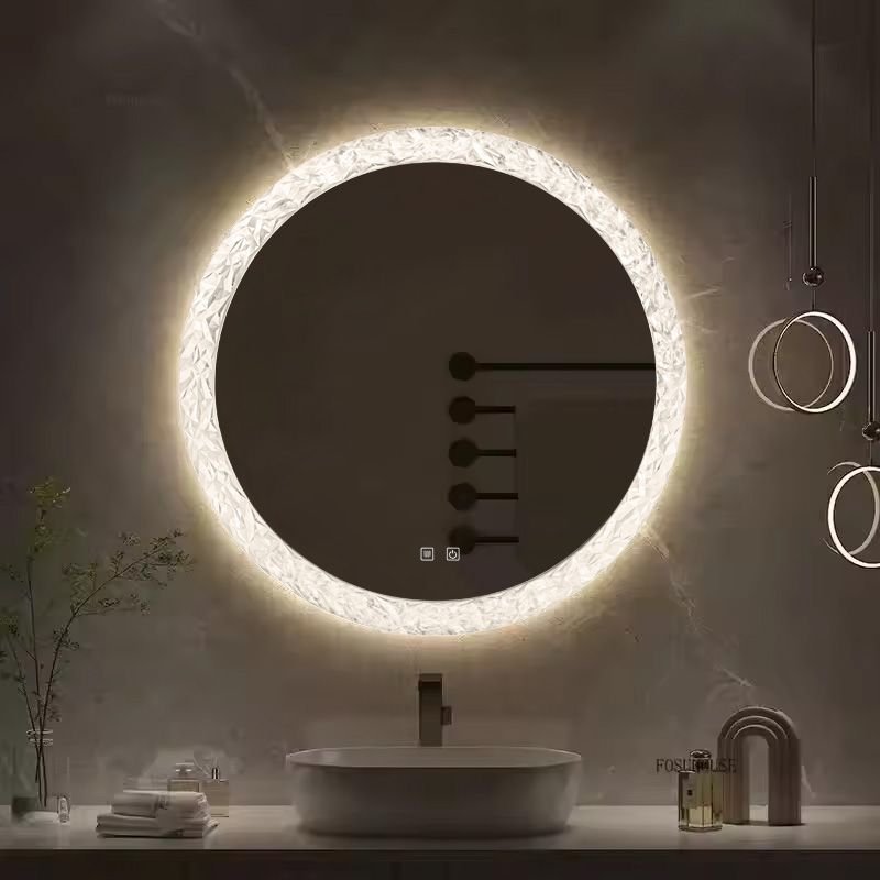 MIRROR REA LED 107 60X60CM TRANSPARENT