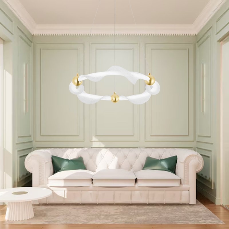 CEILING LAMP CHANDELIER TOOLIGHT LED G010-CP WHITE GOLD