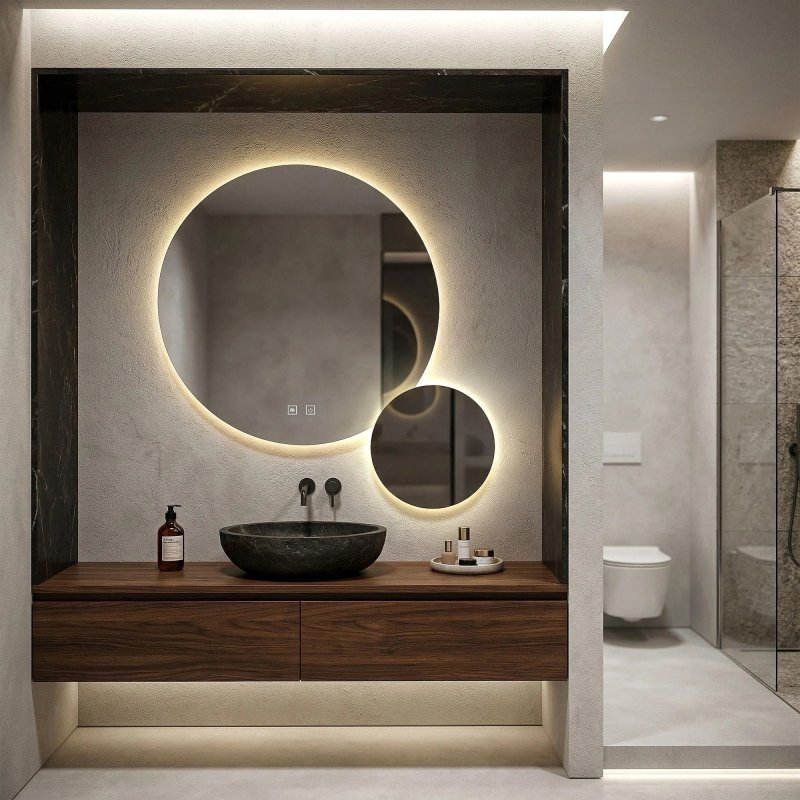 Mirror Rea R-9045 Led Transparent