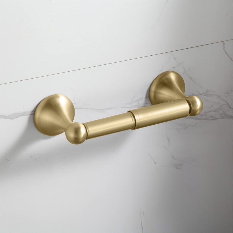 Toilet paper holder 332869 Brush Gold